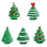 Maxbell Resin Crafts Christmas Figurines Fairy Garden Decor Xmas Tree Light Green