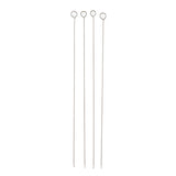 Maxbell 4pcs DIY Beading Needles Metal Weaving Crochet Hooks for Jewelry Making 0.7mm