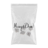 Maxbell 5 Sets Stainless Steel Flower Box Clasps DIY Jewelry Making Craft Findings