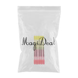 Maxbell 5Pcs Dual Colors Tips Highlighter Marker Pens School Supplies yellow+pink