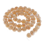 Maxbell string of natural gemstone Shell Stone beads for jewelry DIY 6mm 63pcs