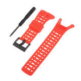 Maxbell Rubber Replacement Watch Band Strap For SUUNTO Ambit1/Ambit2/Ambit3 Red