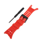 Maxbell Rubber Replacement Watch Band Strap For SUUNTO Ambit1/Ambit2/Ambit3 Red