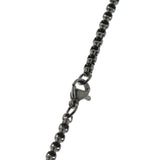 Maxbell Titanium Steel Cube Chain Link Choker Necklace Jewelry Men Women Black