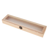 Maxbell Wooden Jewery Box Organizer Storage Case for Ring, Earring, Necklace, Ties B