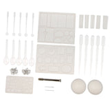 Maxbell Resin Silicone Molds Molds for Resin Jewelry Making Casting Moulds Kit Kit4