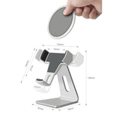 Maxbell Wireless Mount Charger Quick Fast Charging Pad Holder Stand  Silver