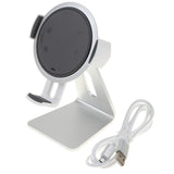 Maxbell Wireless Mount Charger Quick Fast Charging Pad Holder Stand  Silver