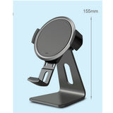 Maxbell Wireless Mount Charger Quick Fast Charging Pad Holder Stand  Silver