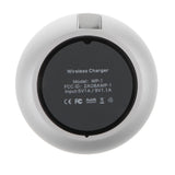 Maxbell Wireless Mount Charger Quick Fast Charging Pad Holder Stand  Silver