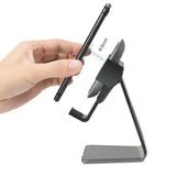 Maxbell Wireless Mount Charger Quick Fast Charging Pad Holder Stand  Silver