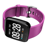 Maxbell Bluetooth Smart  Phone Watch Black + Purple Silicone