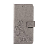 Maxbell Leather Phone Protective Flip Case with Card Slots for iPhone XR Gray