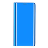 Maxbell Leather Plating Mirror Phone Protective Case Flip Shell for iphone Xs Blue
