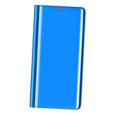 Maxbell Leather Plating Mirror Phone Protective Case Flip Shell for iphone Xs Blue