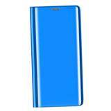 Maxbell Leather Plating Mirror Phone Protective Case Flip Shell for iphone Xs Blue