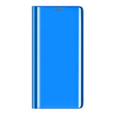 Maxbell Leather Plating Mirror Phone Protective Case Flip Shell for iphone Xs Blue