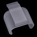 Maxbell Silicone Protective Cover Case with Belt for Apple AirPods Clear