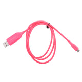 Maxbell Smart Micro USB Charging Cable Cord for Android System Smartphone pink