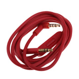 Maxbell Replacement Audio Cable with Mic for Beats by Dr. Dre Headphone red