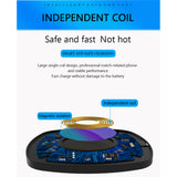 Maxbell Fast Wireless Charging Pad Stand for Galaxy Note 8/5 S8/S8+ S7/S7