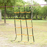 Maxbell Children Climbing Cargo Net Outdoor Playground Swing Hanging Step Ladder