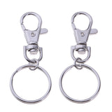 Maxbell 20pcs Zinc Alloy Swivel Trigger Keychain Clip Lobster Clasp Snap Hook 3.8g