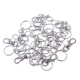 Maxbell 20pcs Zinc Alloy Swivel Trigger Keychain Clip Lobster Clasp Snap Hook 3.8g