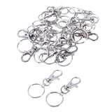 Maxbell 20pcs Zinc Alloy Swivel Trigger Keychain Clip Lobster Clasp Snap Hook 3.8g