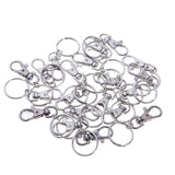 Maxbell 20pcs Zinc Alloy Swivel Trigger Keychain Clip Lobster Clasp Snap Hook 3.8g