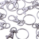 Maxbell 20pcs Zinc Alloy Swivel Trigger Keychain Clip Lobster Clasp Snap Hook 3.8g