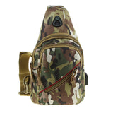 Maxbell Nylon Sling Chest Bag Crossbody Casual Sling Shoulder Bag Italy Camouflage