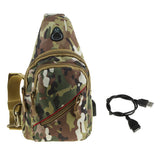 Maxbell Nylon Sling Chest Bag Crossbody Casual Sling Shoulder Bag Italy Camouflage