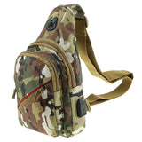 Maxbell Nylon Sling Chest Bag Crossbody Casual Sling Shoulder Bag Italy Camouflage
