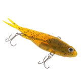 Maxbell Forked Tail Soft Spoon Fishing Lure Baits Artificial Baits Yellow