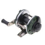 Maxbell Winter Ice Fishing Reel Drum Spinning Reel Mini Round Plate Wheel Right-Hand