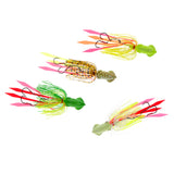 Maxbell 72g Metal Fishing Lure Heavy Cover Jig Head Bait Saltwater Jig Hook Luminous