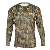 Maxbell Hunting Fishing Men Camouflage Long Sleeve Fast Dry Camo T-Shirt Shirt  L