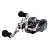 Maxbell High Speed Baitcasting Fishing Reel 17+1 BB Carbon Fiber Drag Big Game Black