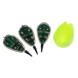 Maxbell Inline Method Feeder Carp Fishing Feeder + Mould Set 40gx2 + 50gx1