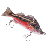 Maxbell 10cm Jointed Fishing Lure Bait Bass Crank Minnow Swimbait Life Like F4JA-02