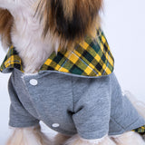 Maxbell Dog Autumn Winter Warm Cotton Coat For Small Medium Dogs Puppies Yellow-M