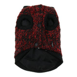 Maxbell Pet Dog Autumn Winter Jacket Warm Coat Puppy Clothes Apparel dark red