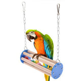 Maxbell Bird Parrot Nest Standing Frame Ladder Cage Swing Hanging Climb Toy