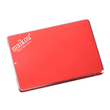 Maxbell 2.5inch SATA3.0 240GB SSD Solid State Drive for Laptop +HDD Caddy Tray Red