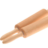 Maxbell 40cm Classic Beechwood Rolling Pins for Fondant Cake Pizza Dough Baking Tool