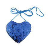 Maxbell Sequin Heart Shape Small Coin Purse Wallet Children Coin Bag Toys Gifts A