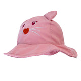 Maxbell Baby Cartoon Sun Visor Hat Cap Summer Beach Hat for Toddler Kids Cat 52cm