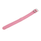 Maxbell 20mm Watch Band Braided Nylon Stainless Steel Buckle Replace Pink