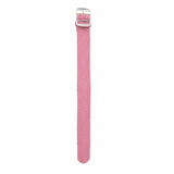 Maxbell 20mm Watch Band Braided Nylon Stainless Steel Buckle Replace Pink